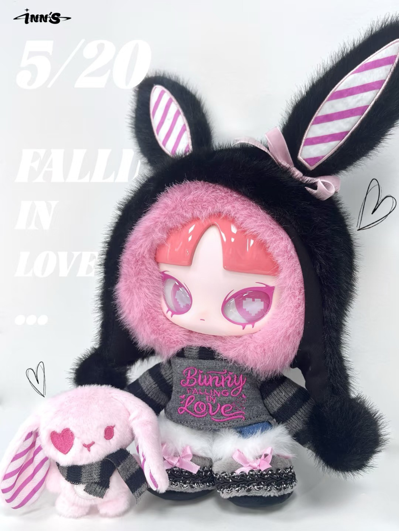 INN'S 520 Bunny Falling in LOVE Limited Plush