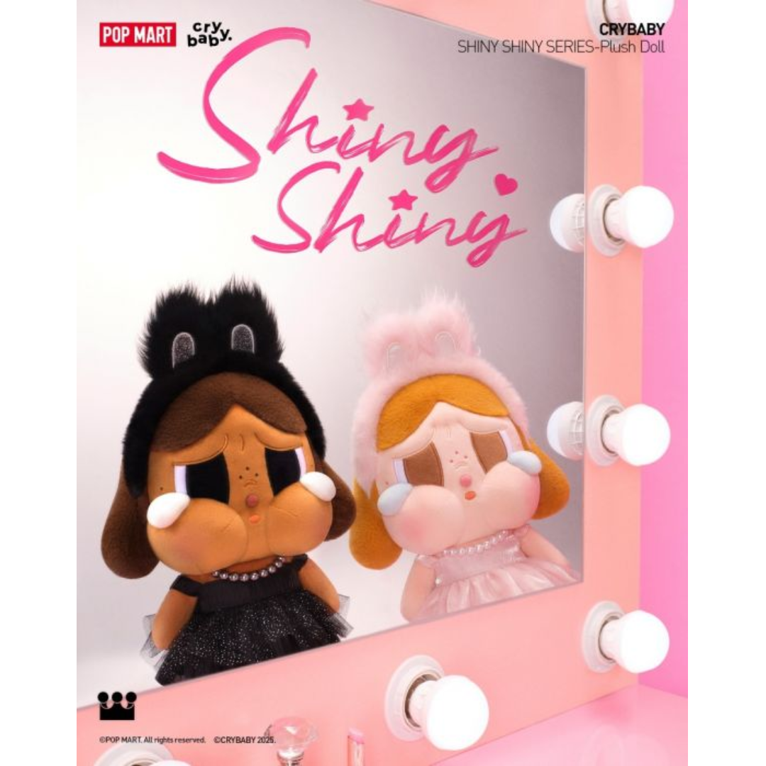 POP MART Crybaby Shiny Shiny Plush Doll (Black)