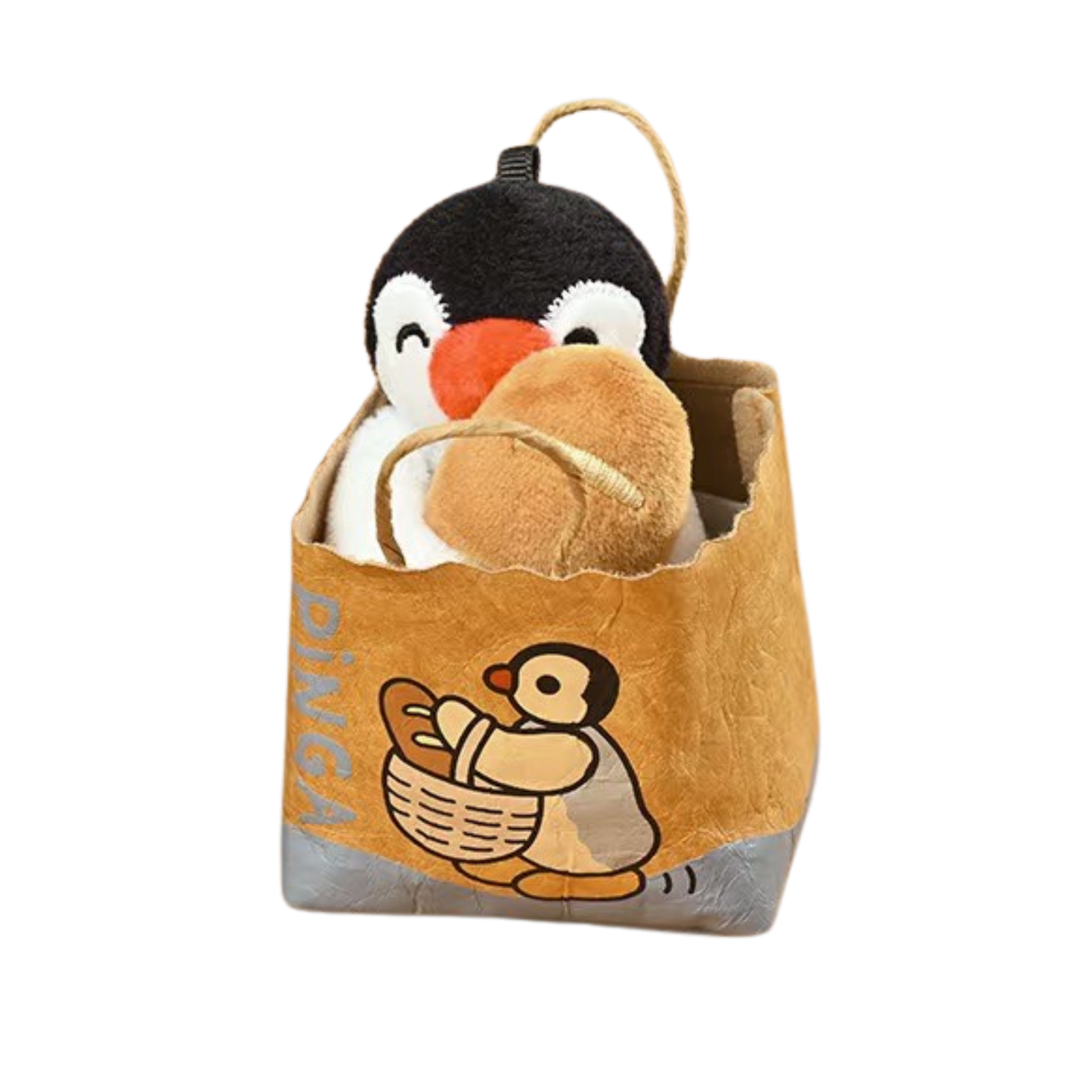 SHANDMOO Pingu - Bakery Series Paper Bread Bag Pendant Plush