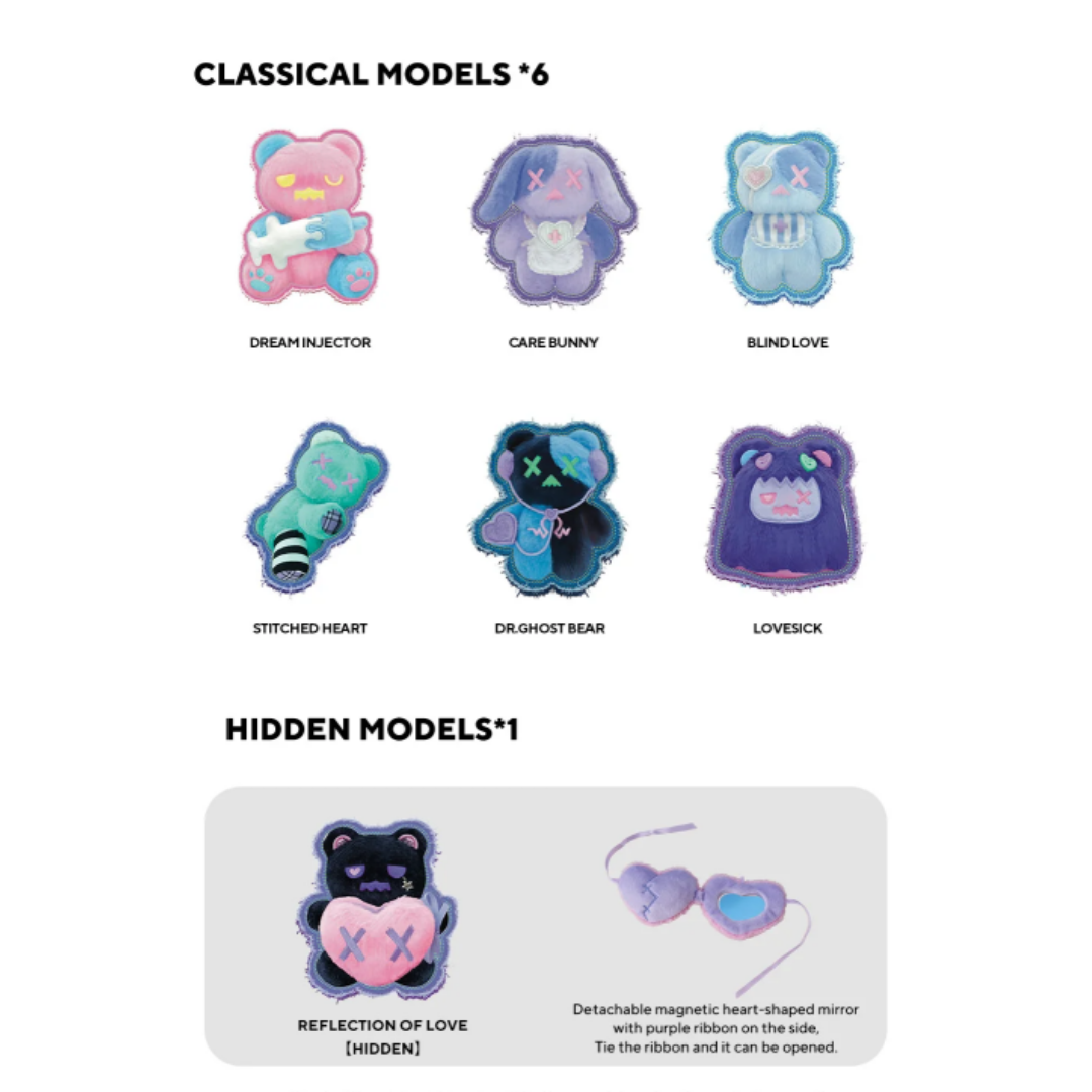 FINDING UNICORN ShinWoo Ragbear Clinic Plush Keychain Blind Box