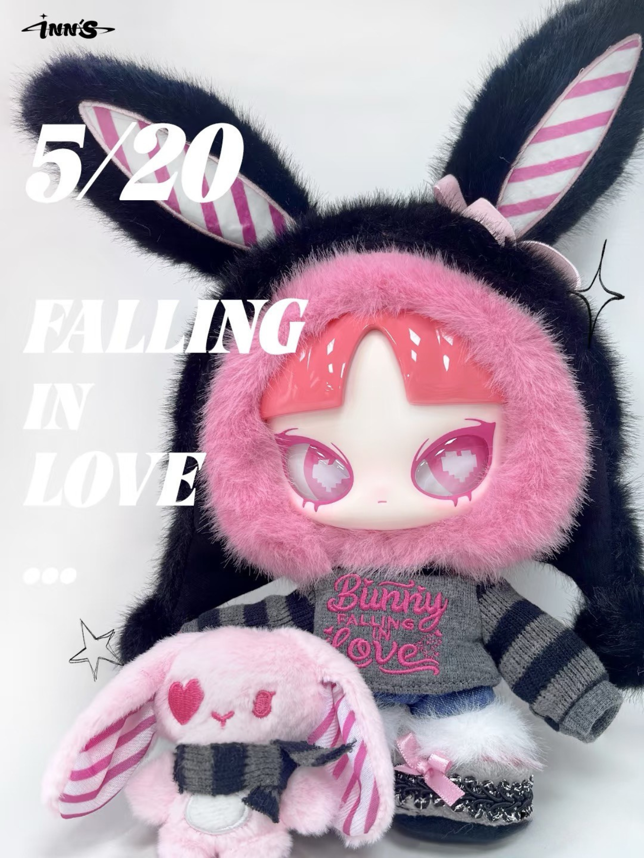 INN'S 520 Bunny Falling in LOVE Limited Plush
