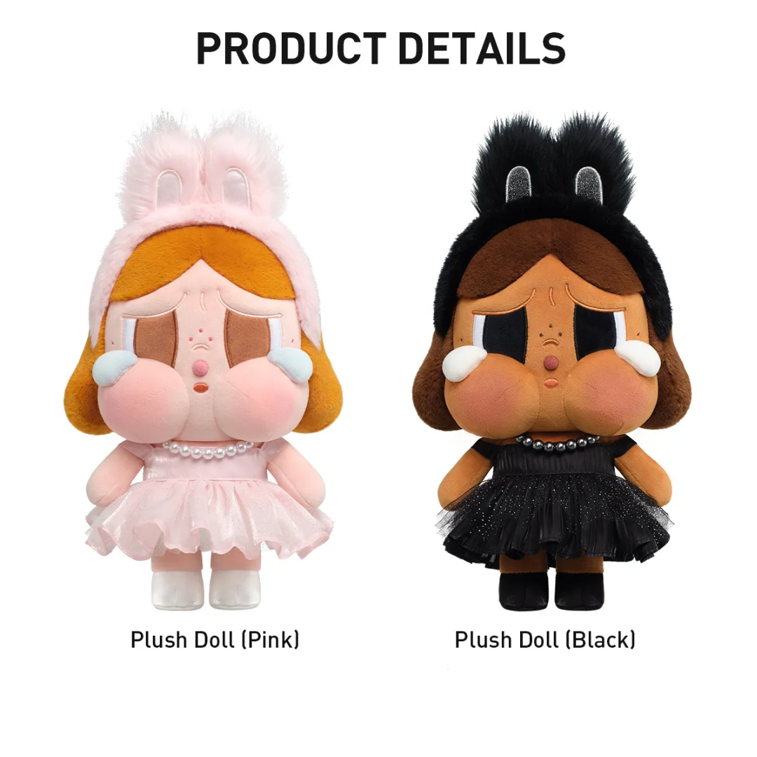 POP MART Crybaby Shiny Shiny Plush Doll (Black)