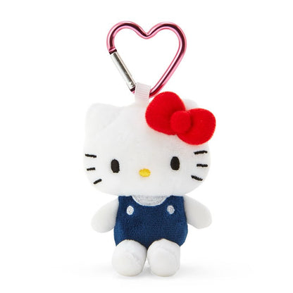 JPN Import Sanrio Plush Keychain with Heart Clip