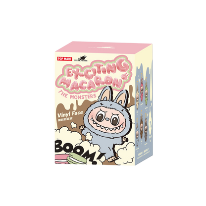 Pop Mart Labubu Exciting Macaron V1 blind box packaging