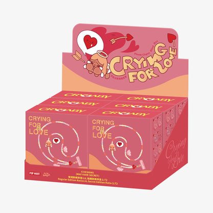 POPMART CRYBABY Crying For Love Phone Charm Blind Box
