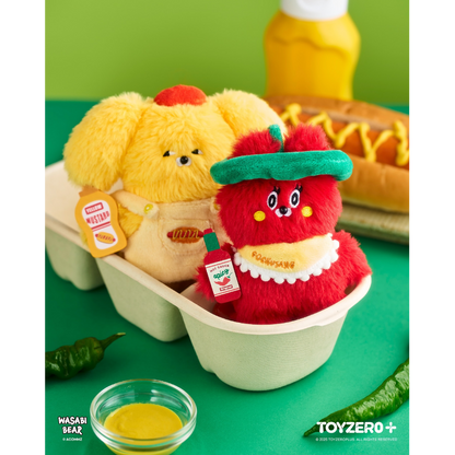 WASABI BEAR Flavor Series Plush Keychain Blind Box