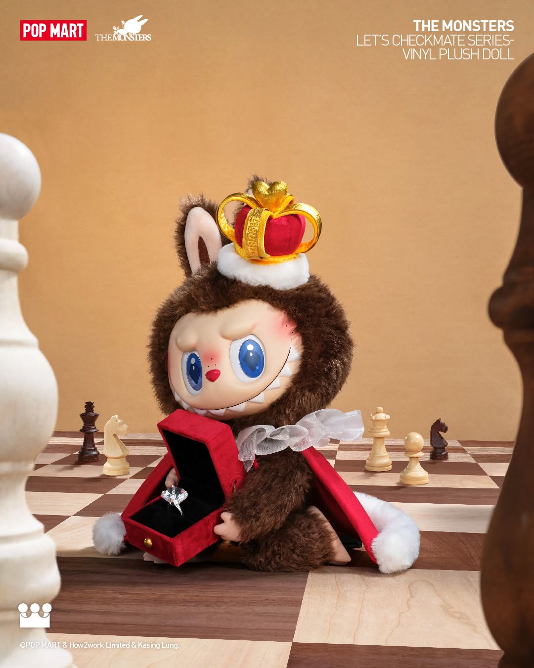 [PREORDER] LABUBU THE MONSTERS Let's Checkmate Vinyl Plush