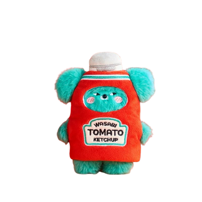 WASABI BEAR Flavor Series Plush Keychain Blind Box