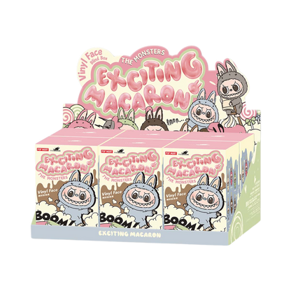 Pop Mart Labubu Exciting Macaron V1 blind box full set packaging