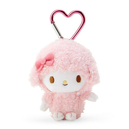 JPN Import Sanrio Plush Keychain with Heart Clip