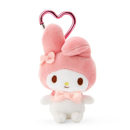 JPN Import Sanrio Plush Keychain with Heart Clip