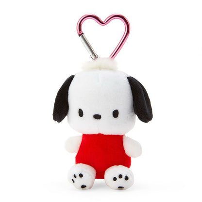 JPN Import Sanrio Plush Keychain with Heart Clip