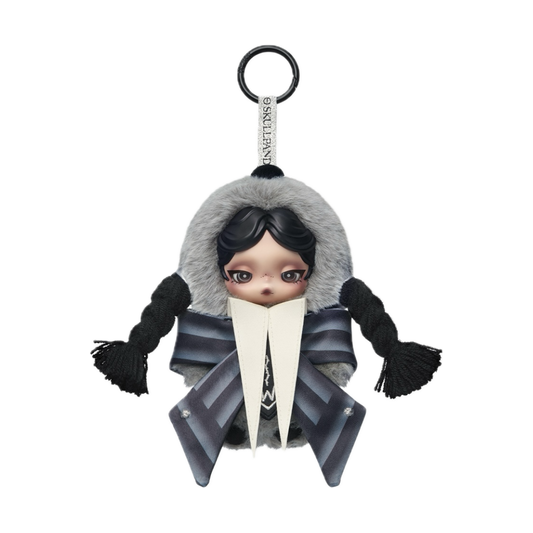 SKULLPANDA × Wednesday Plush (Nevermore Academy Uniform Version)