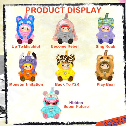 [PREORDER] WAKUKU Fuzzy Trendy Fun Party Series Plush Blind Box
