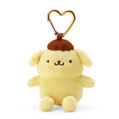 JPN Import Sanrio Plush Keychain with Heart Clip