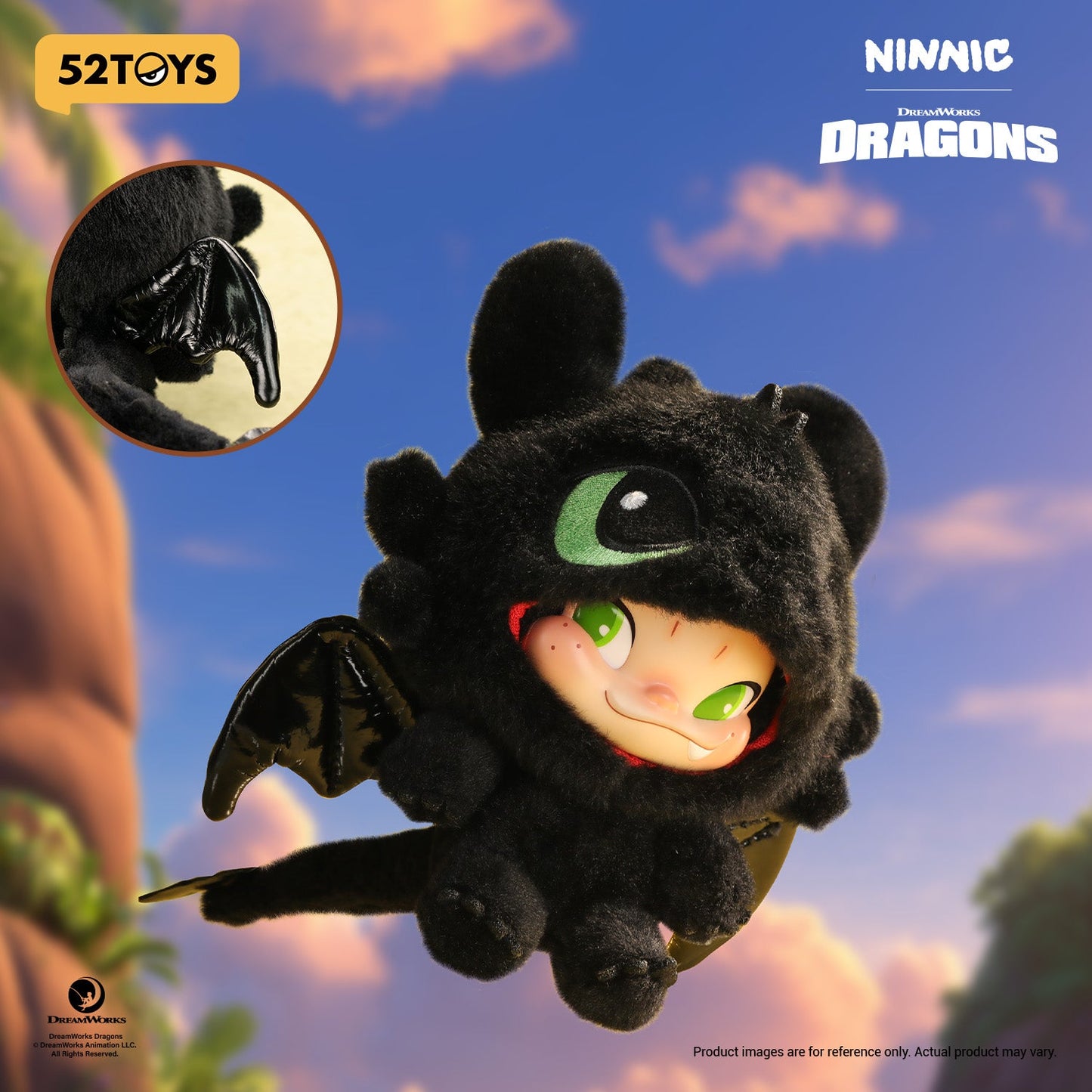 [PREORDER] 52TOYS NINNIC & TOOTHLESS Limited Edition Plush Toy