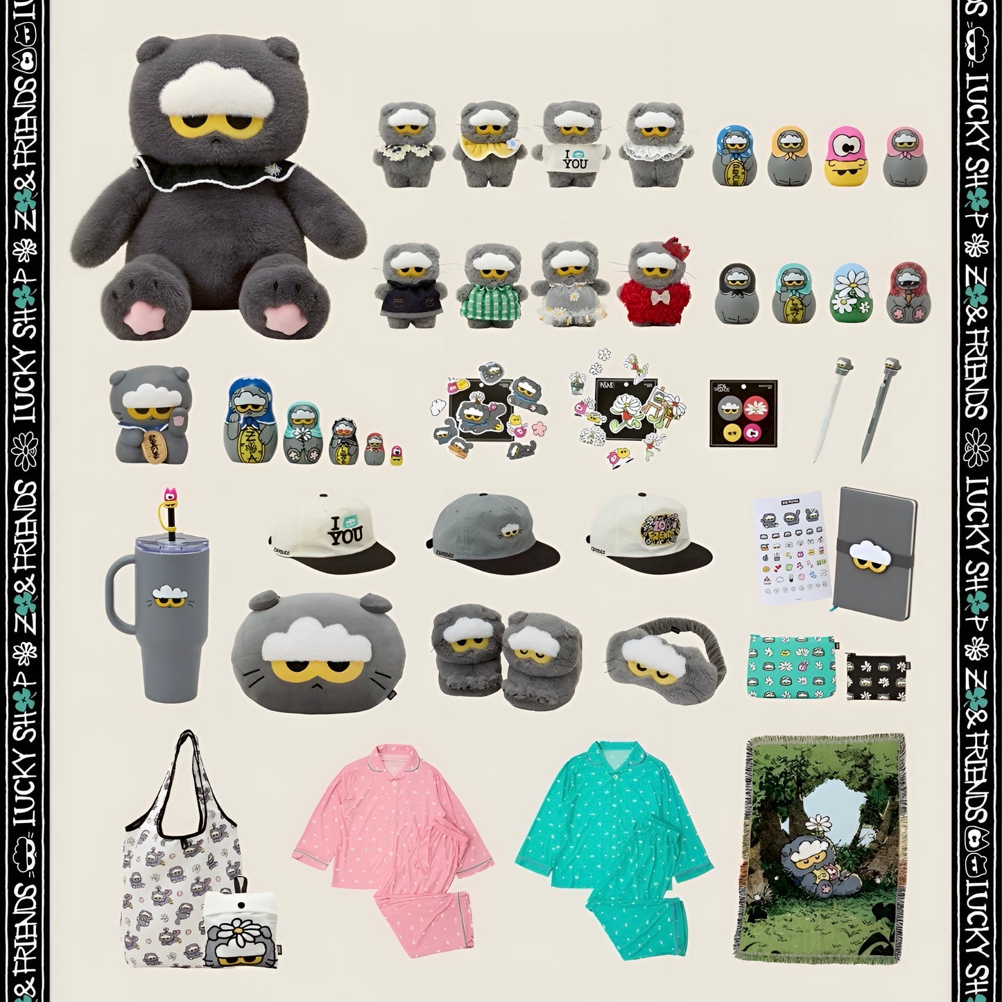 LINE FRIENDS ZO&FRIENDS Lucky Shop the 3rd POP-UP OFFICIAL MERCH
