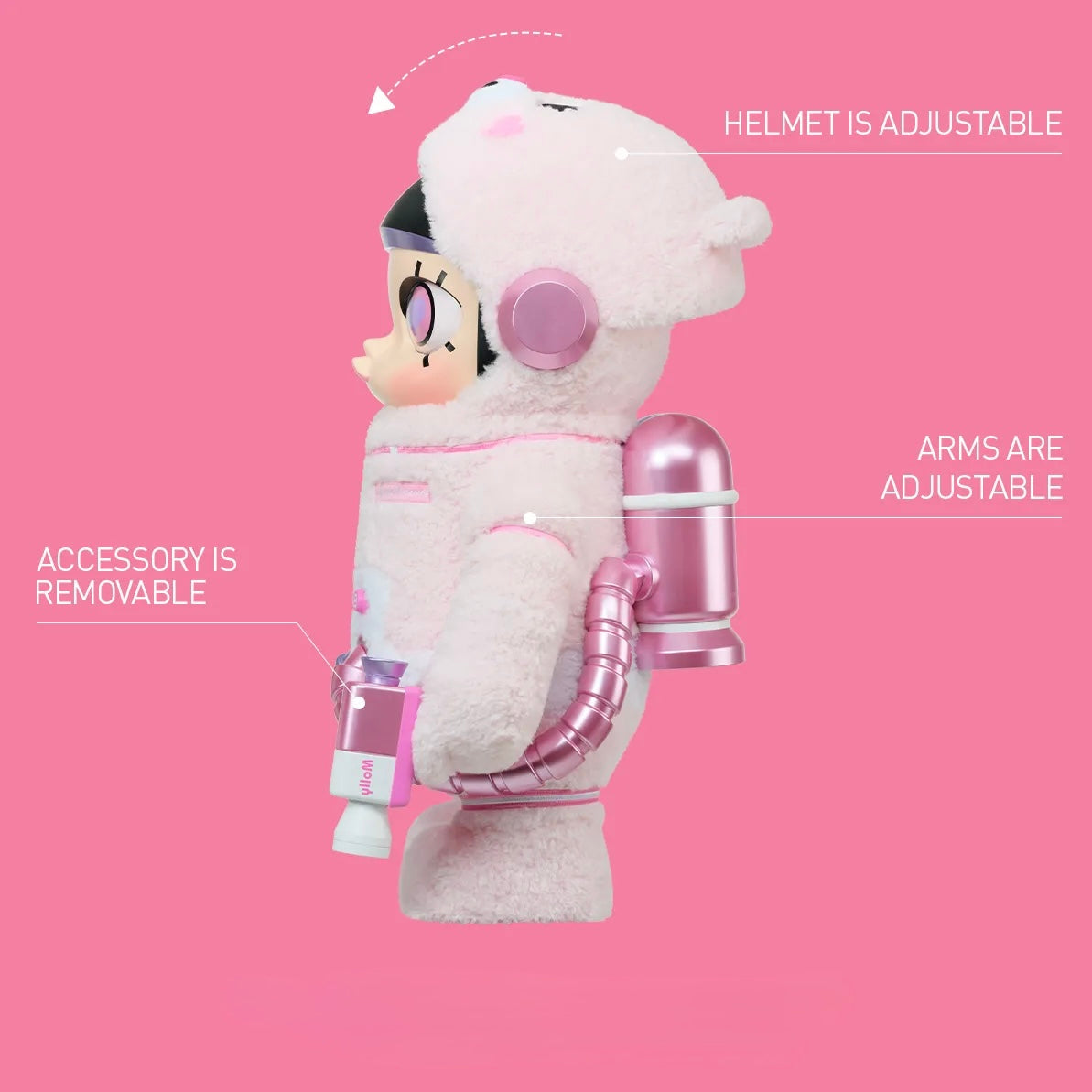 MEGA SPACE MOLLY 400%+100% Sweet Messages Bear