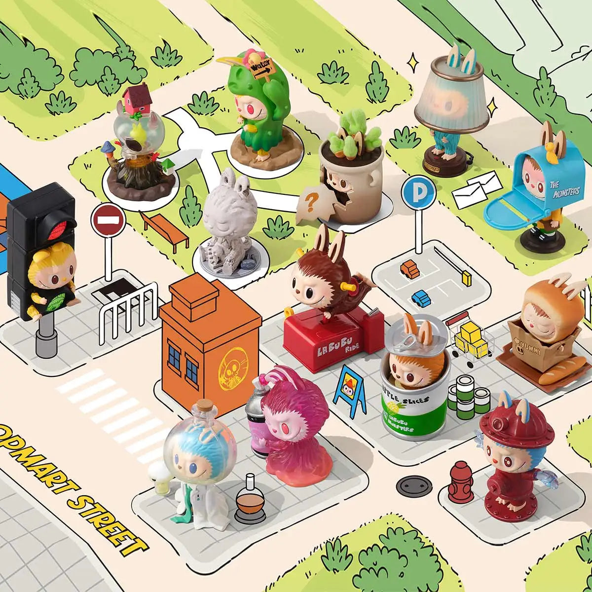 THE MONSTERS Almost Hidden Series Figures