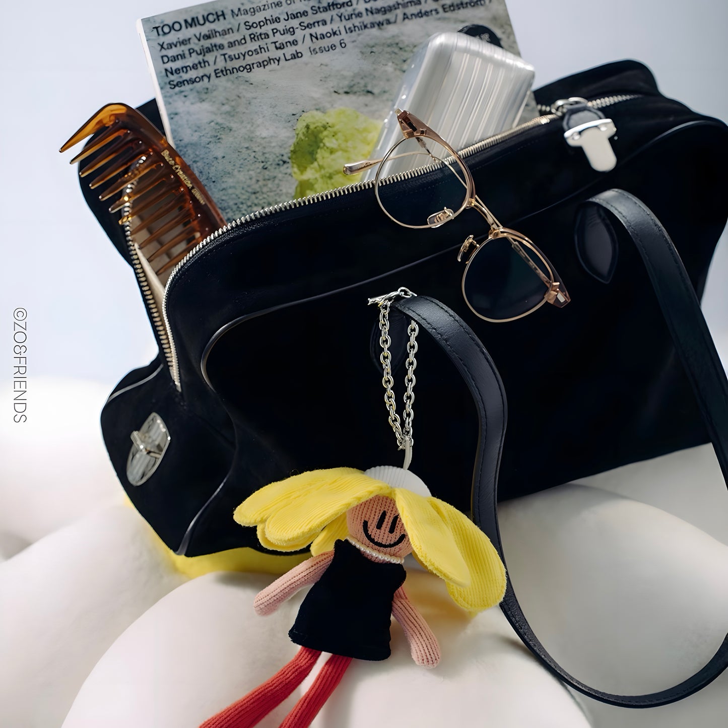 LINE FRIENDS ZO&FRIENDS A&NE Knit Keyring