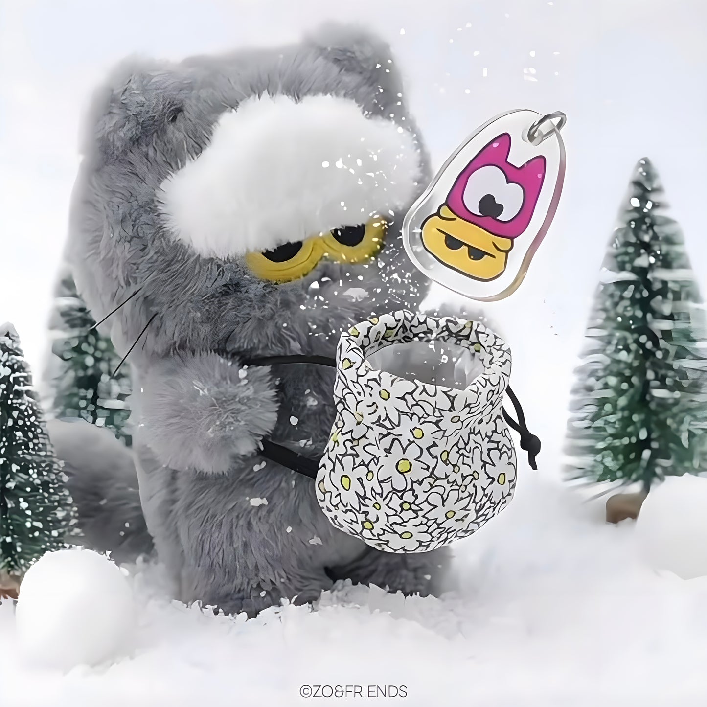 [PREORDER] LINE FRIENDS ZO&FRIENDS MINI ZOA Plush Keyring