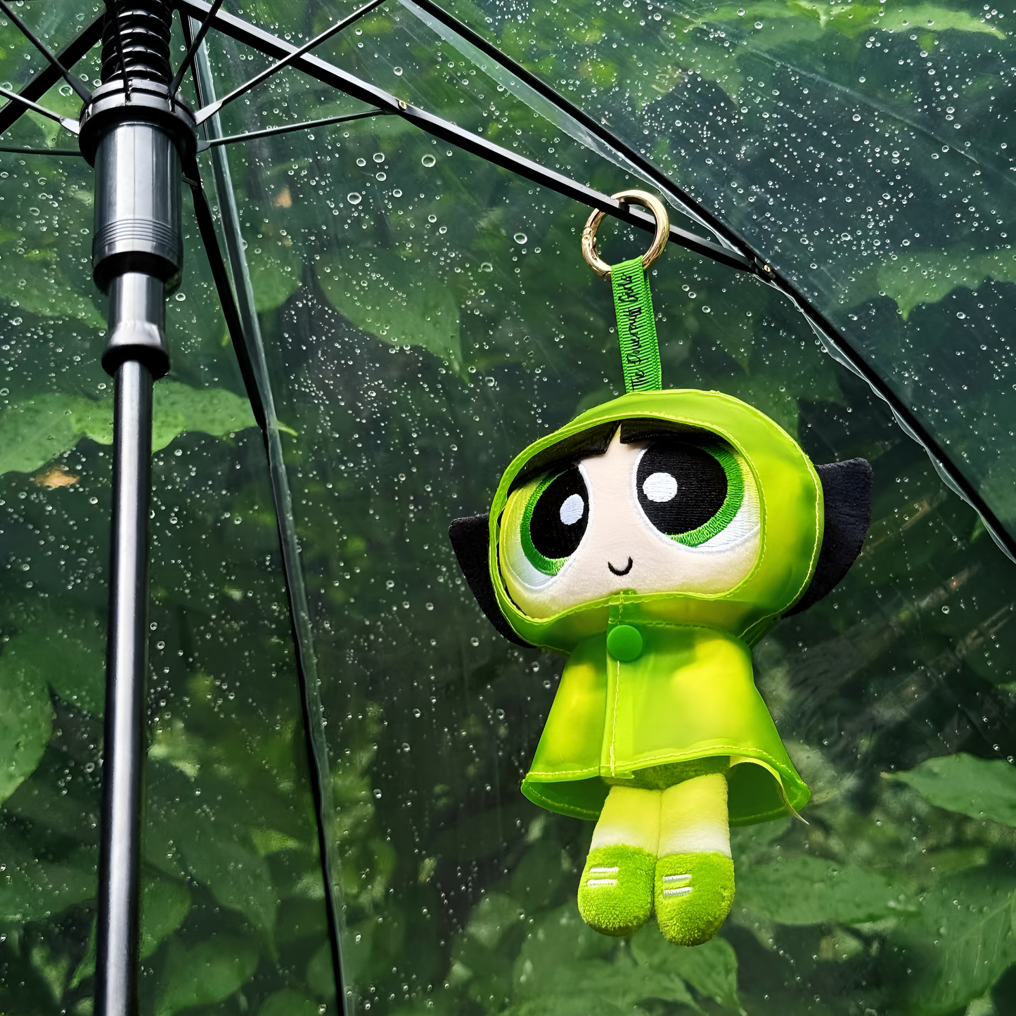 HUGKIS The Powerpuff Girls Rain Coat Series Pendant Plush