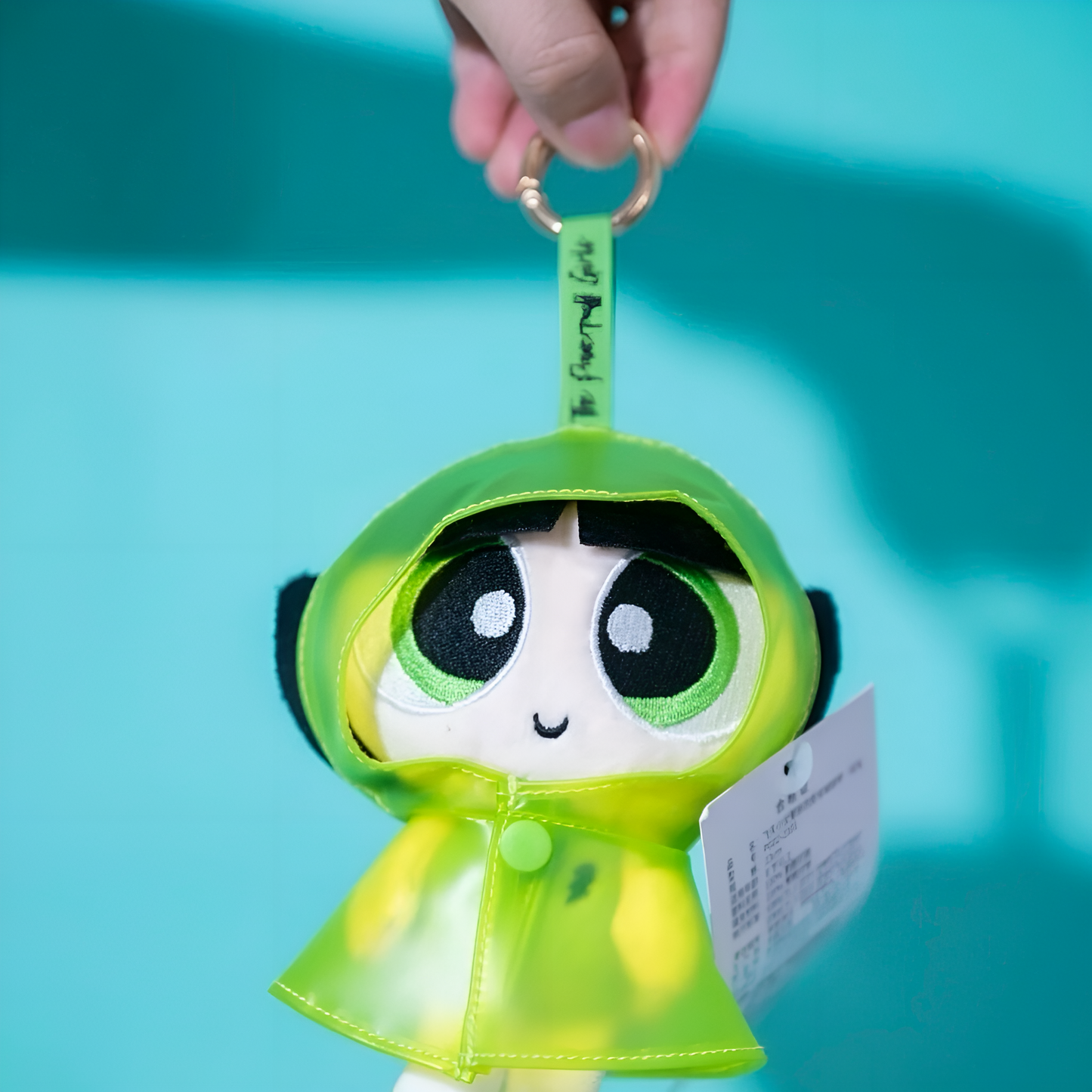 HUGKIS The Powerpuff Girls Rain Coat Series Pendant Plush