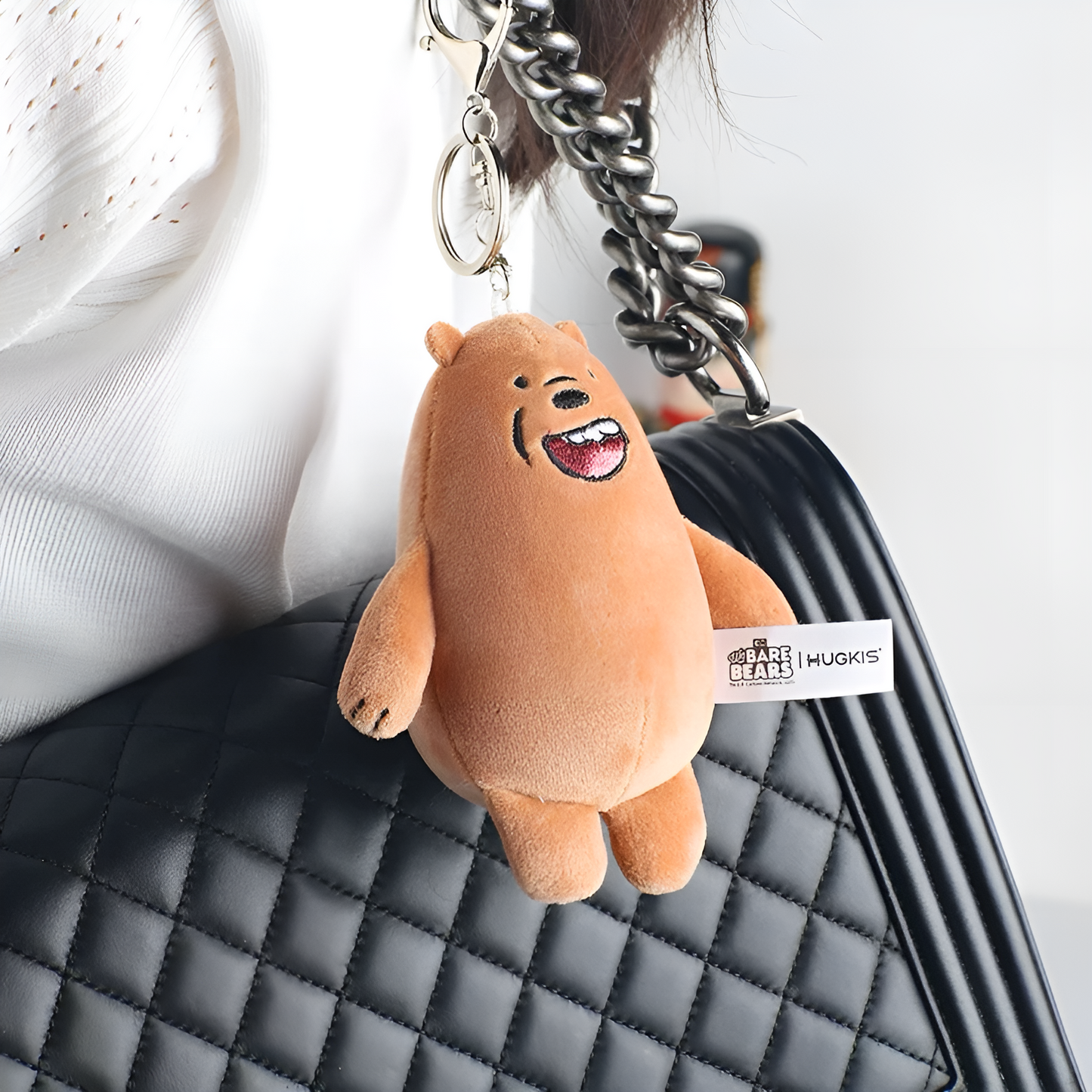 HUGKIS We Bare Bears Pendant Plush