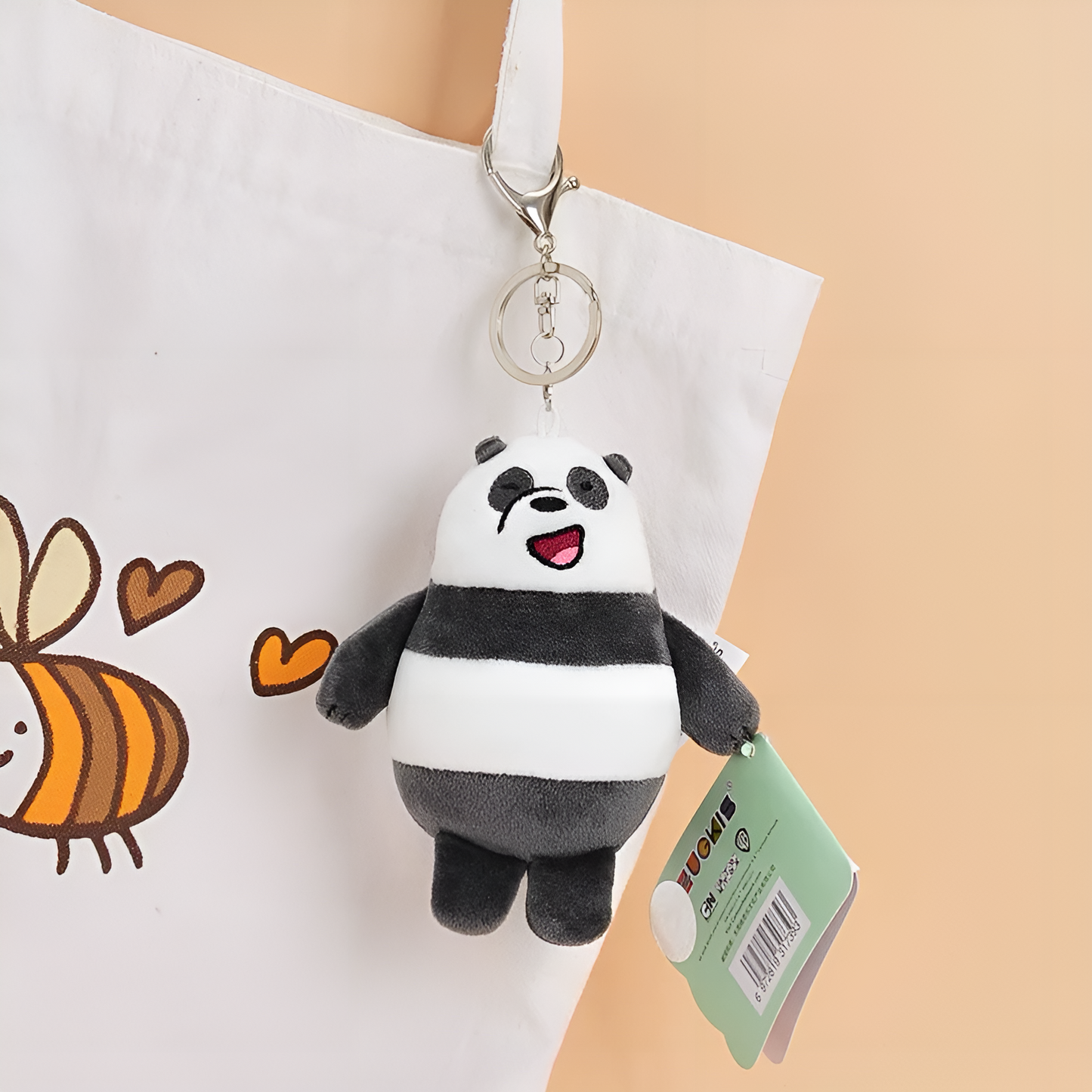 HUGKIS We Bare Bears Pendant Plush