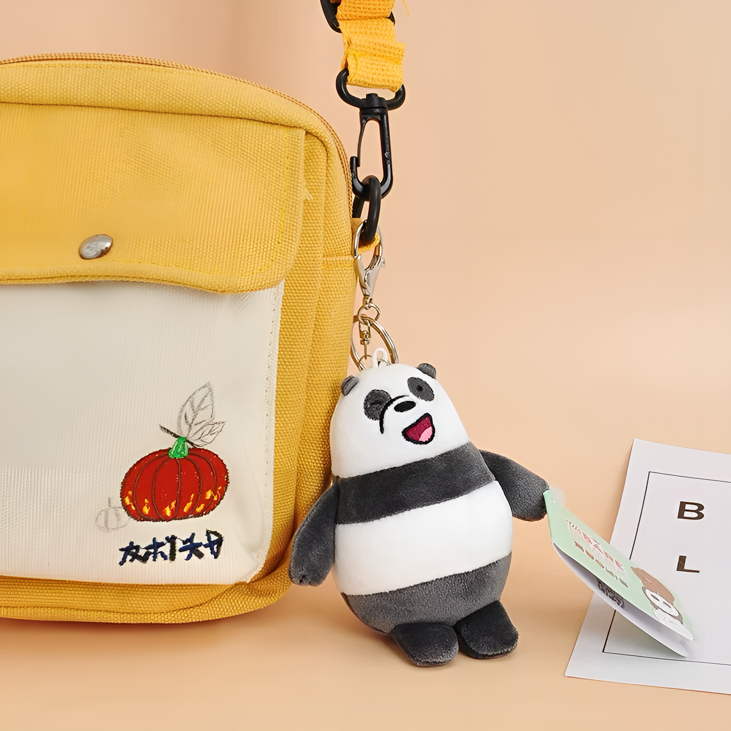 HUGKIS We Bare Bears Pendant Plush