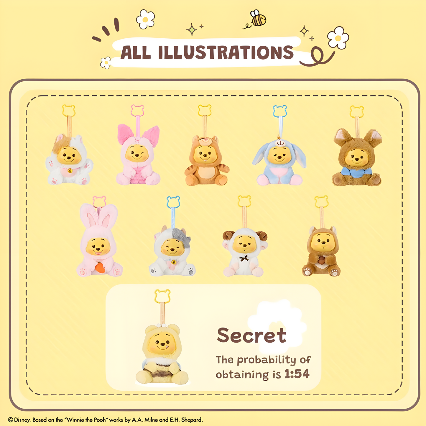 MINISO Winnie the Pooh Playful Party Vinyl Plush Blind Box