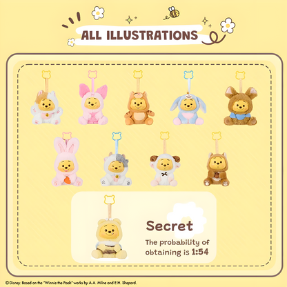 MINISO Winnie the Pooh Playful Party Vinyl Plush Blind Box