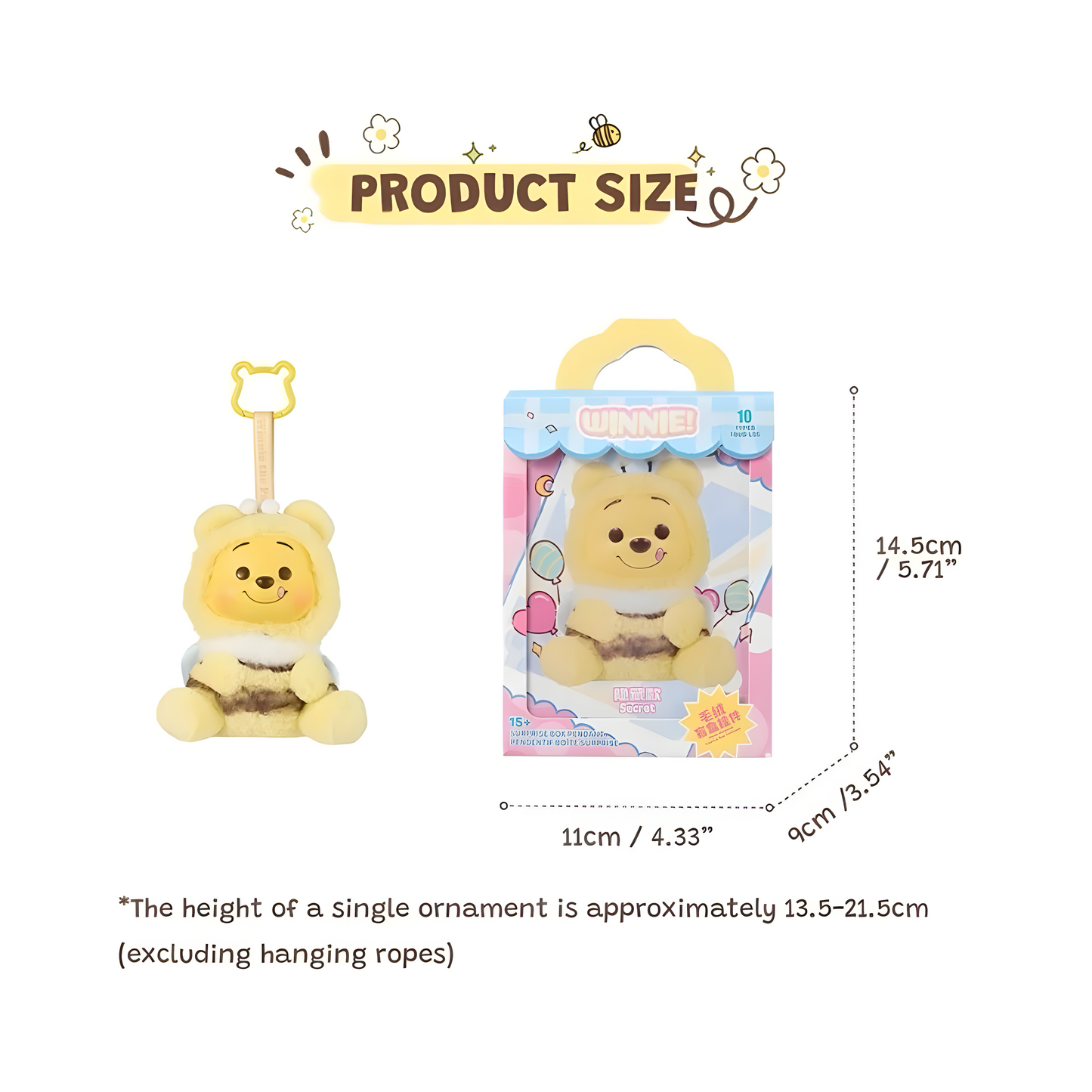 MINISO Winnie the Pooh Playful Party Vinyl Plush Blind Box