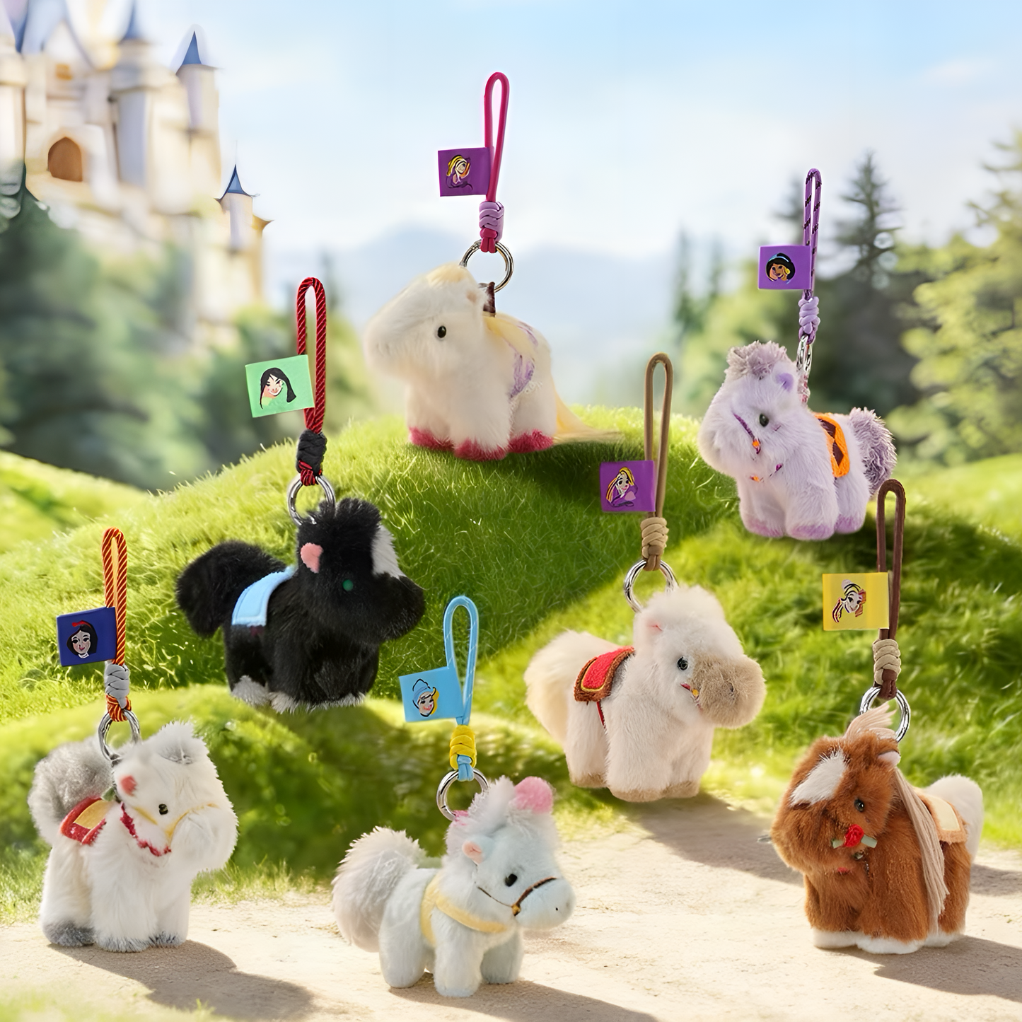 Disney Princess Pony Pals Series Pendant Plush Blind Box