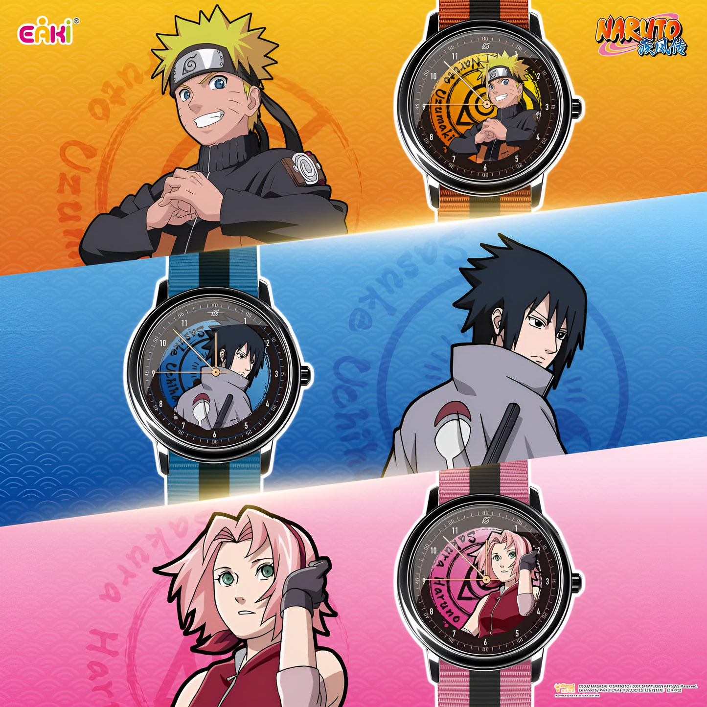 EAKI Naruto Shippuden Ninja Watch Series Blind Box