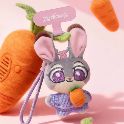 52 TOYS Zootopia Cute Crew Plush Phone Strap Blind Box