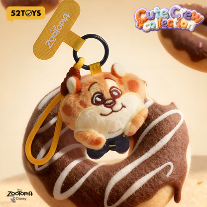 52 TOYS Zootopia Cute Crew Plush Phone Strap Blind Box
