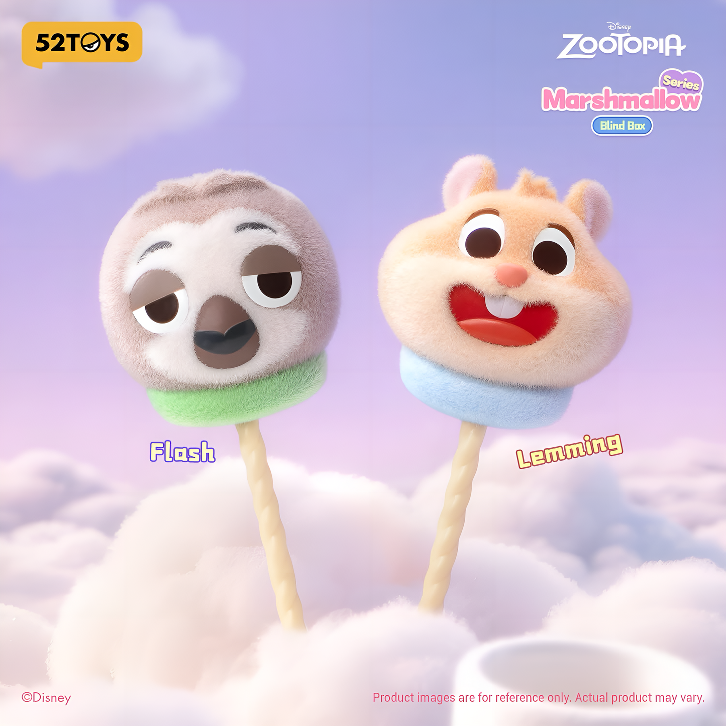 52 TOYS Zootopia Marshmallow Series Figures Blind Box