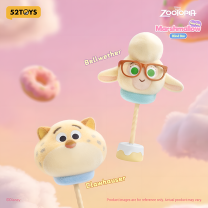 52 TOYS Zootopia Marshmallow Series Figures Blind Box