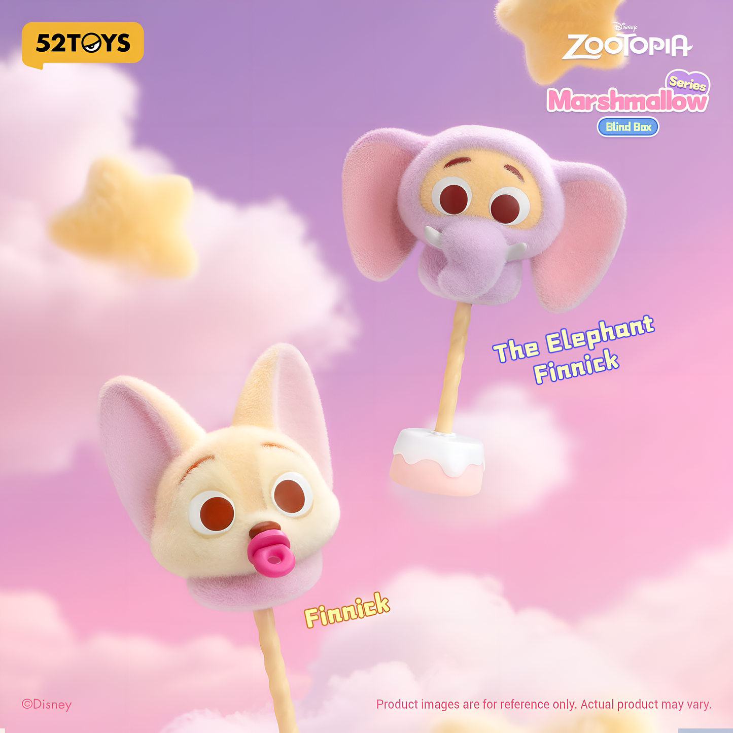 52 TOYS Zootopia Marshmallow Series Figures Blind Box