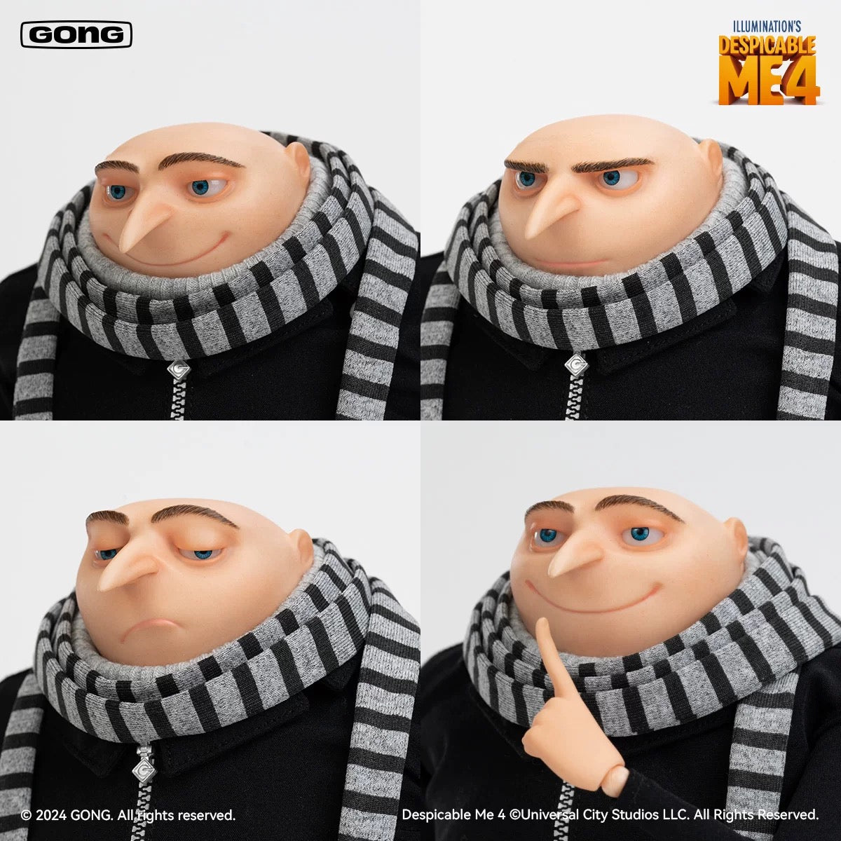 GONG x POP MART - Despicable Me 4 Gru 1/8 Scale Action Figure