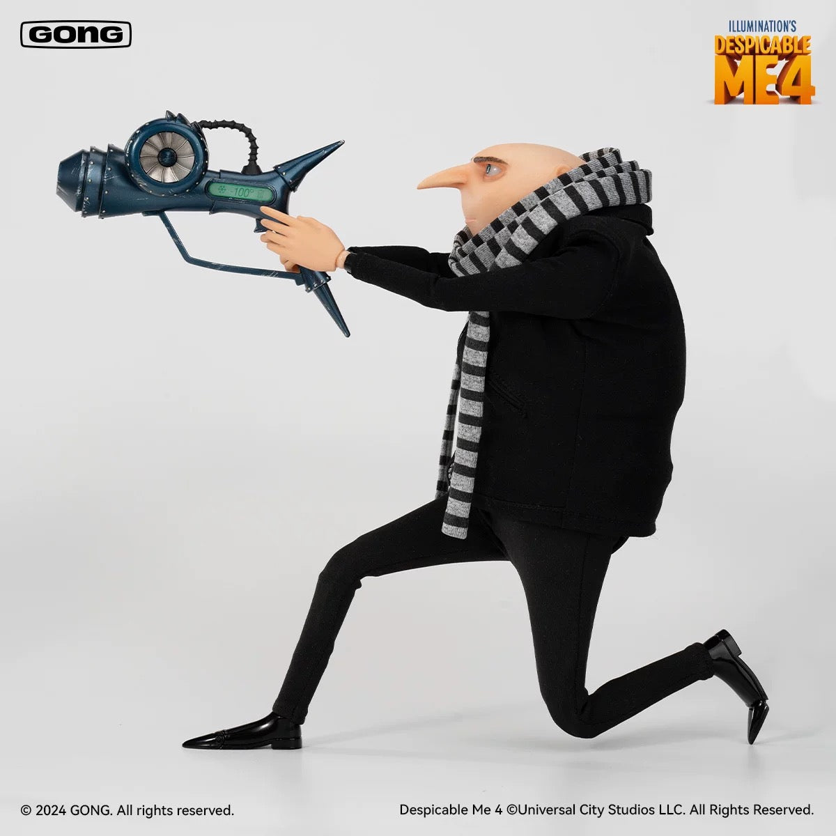 GONG x POP MART - Despicable Me 4 Gru 1/8 Scale Action Figure