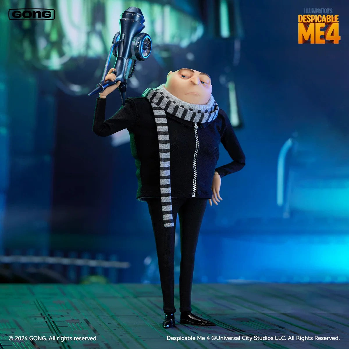 GONG x POP MART - Despicable Me 4 Gru 1/8 Scale Action Figure