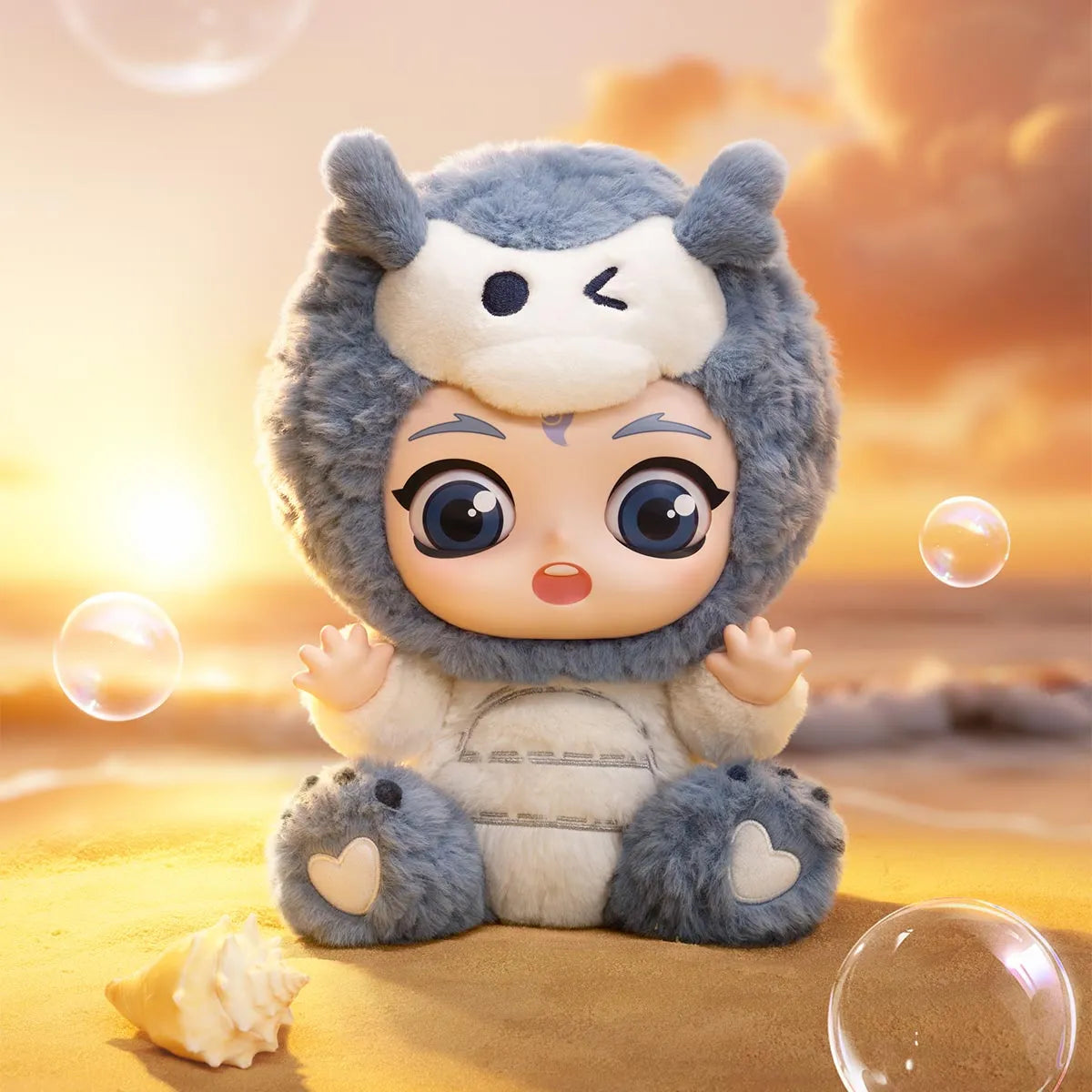 NeZha 2 Hug Series Vinyl Plush Doll-Ao Bing's Loong Edition