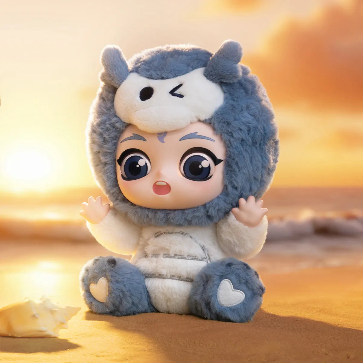 NeZha 2 Hug Series Vinyl Plush Doll-Ao Bing's Loong Edition