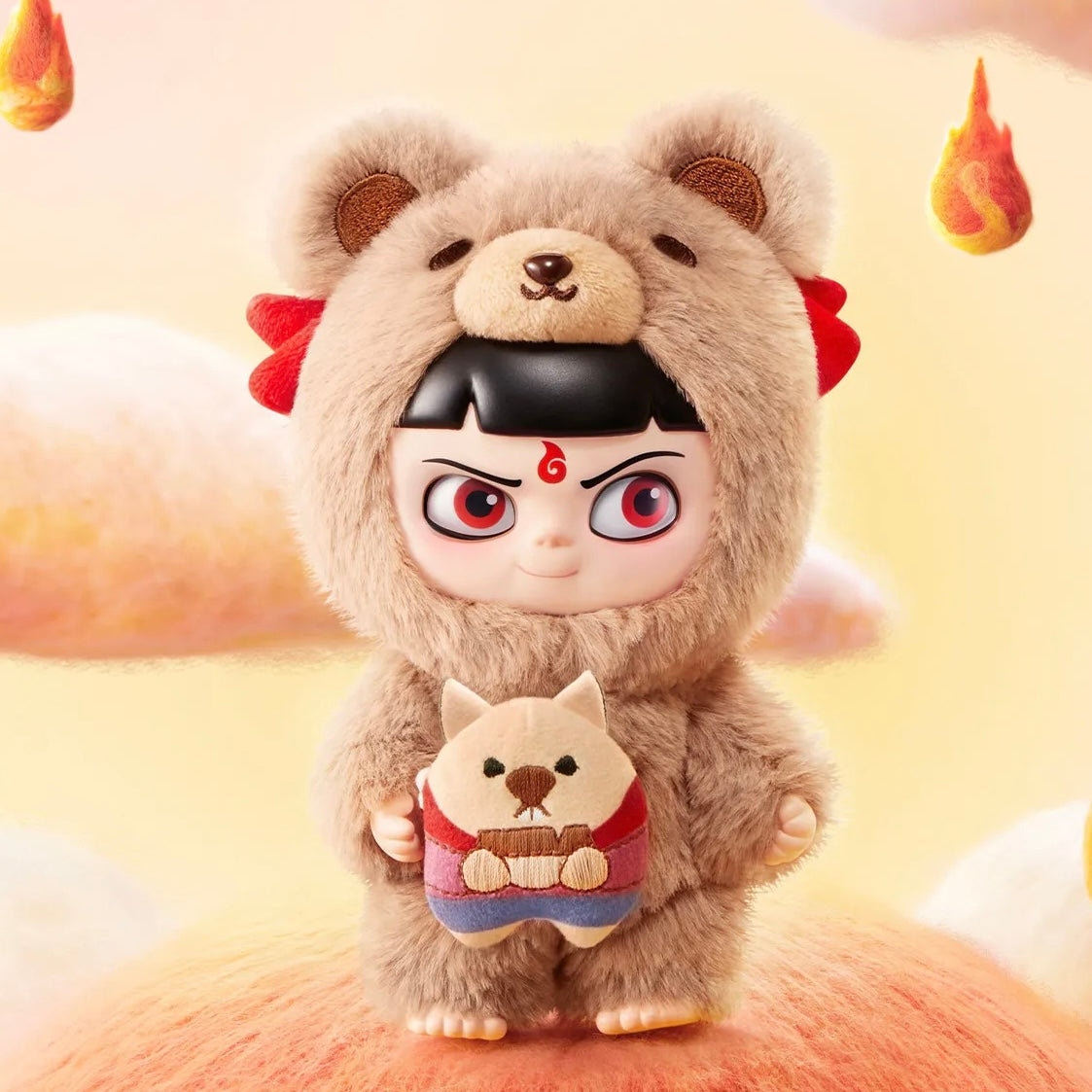 NeZha 2 Dress Up Party Series Vinyl Plush Doll Pendant