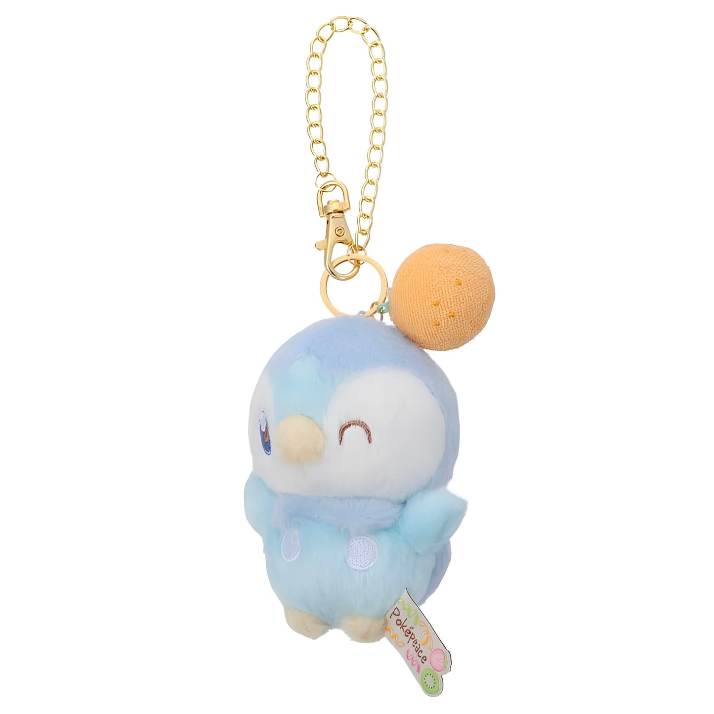 PokePeace Plush Mascot with Chain (Colorful Ver.) Piplup