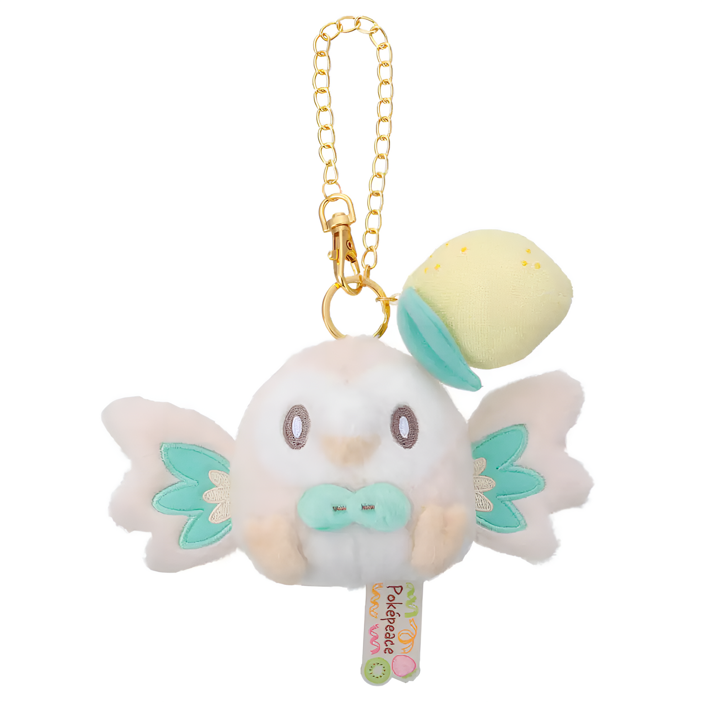 PokePeace Plush Mascot with Chain (Colorful Ver.) Rowlet