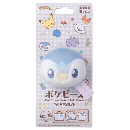 Pokepeace Stuffed Badge Piplup