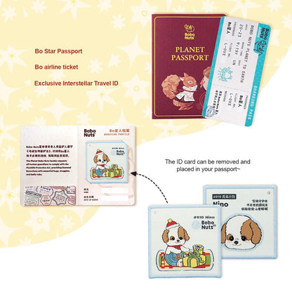 Bobo Nuts Nino Puppy Winter Snuggles Series Plush Toy